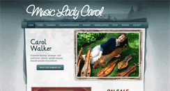 Desktop Screenshot of musicladycarol.com